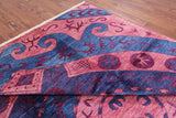 Ikat Handmade Wool Area Rug - 9' 5" X 12' 1" - Golden Nile