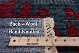 Ikat Hand Knotted Wool Rug - 8' 9" X 12' 0" - Golden Nile