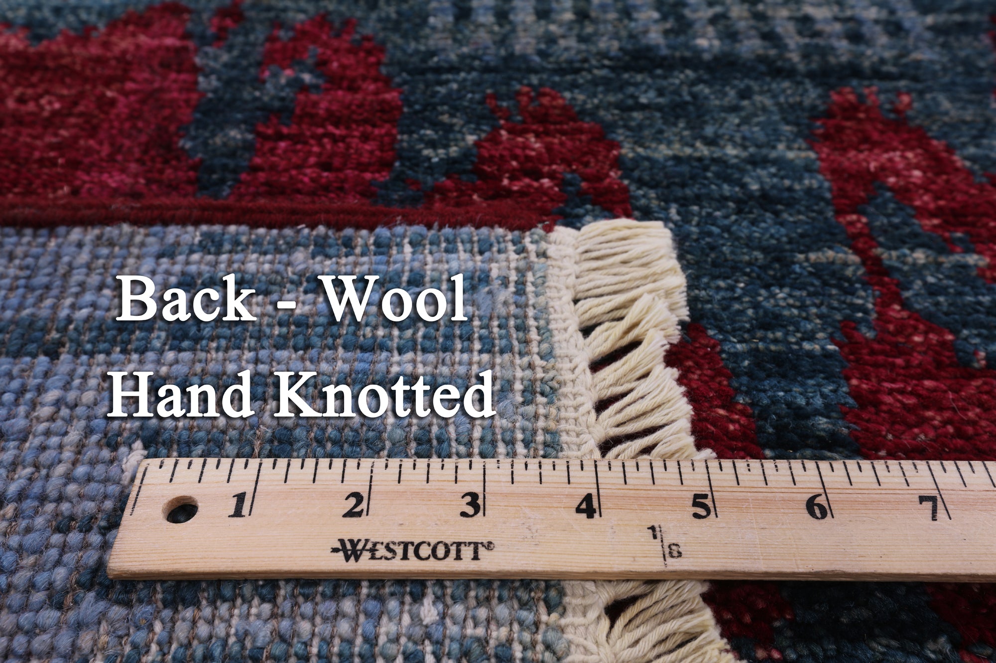 Ikat Hand Knotted Wool Rug - 8' 9" X 12' 0" - Golden Nile