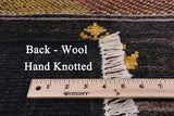 Tribal Moroccan Handmade Wool Area Rug - 8' 10" X 12' 5" - Golden Nile