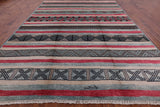 Signed Tribal Moroccan Handmade Wool Rug - 9' 5" X 12' 3" - Golden Nile