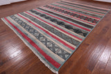 Signed Tribal Moroccan Handmade Wool Rug - 9' 5" X 12' 3" - Golden Nile