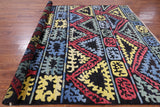Tribal Moroccan Handmade Wool Rug - 8' 2" X 9' 8" - Golden Nile