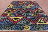 Tribal Moroccan Handmade Wool Rug - 8' 2" X 9' 8" - Golden Nile