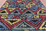 Tribal Moroccan Handmade Wool Rug - 8' 2" X 9' 8" - Golden Nile