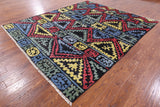 Tribal Moroccan Handmade Wool Rug - 8' 2" X 9' 8" - Golden Nile