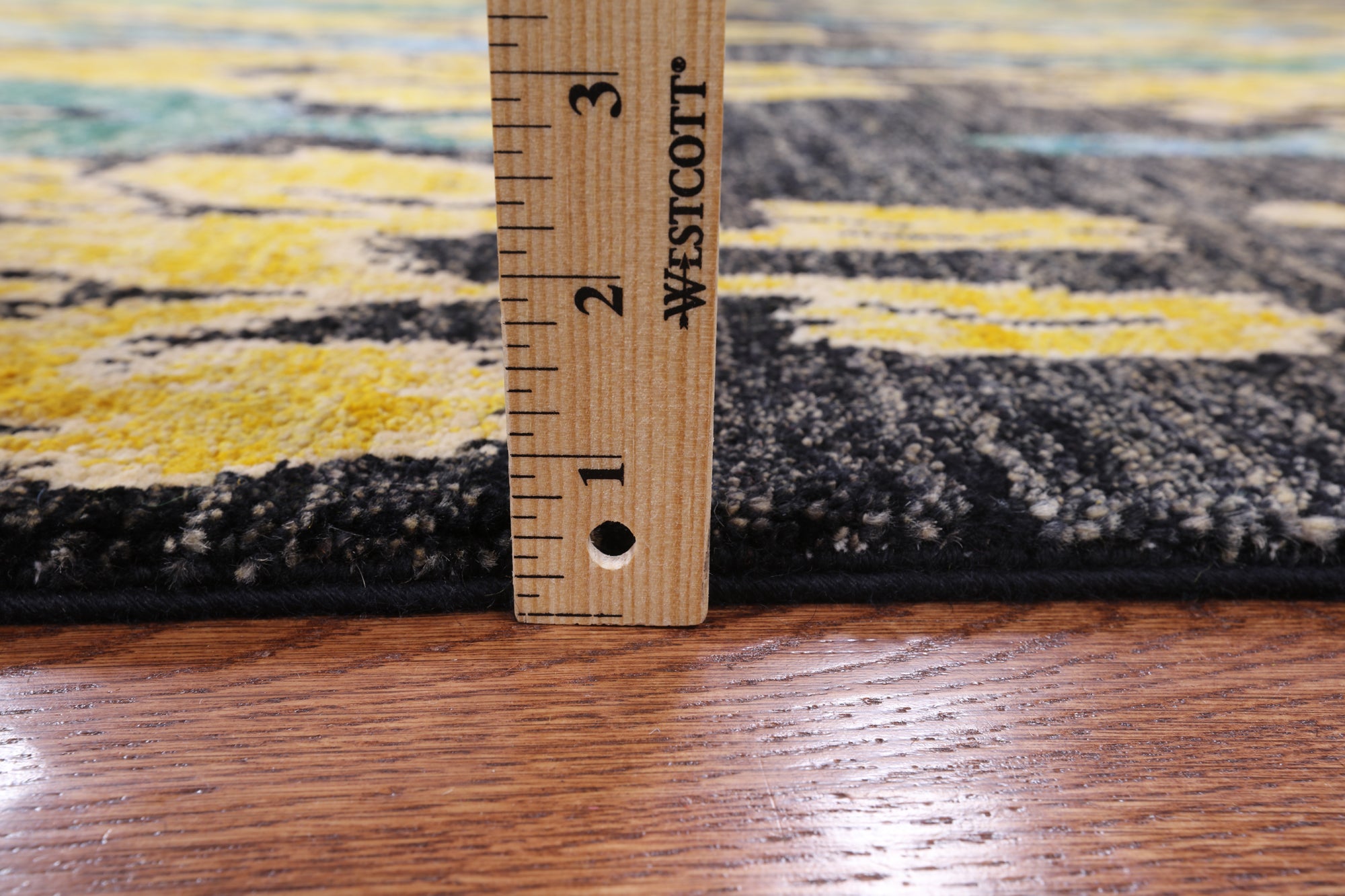 Ikat Hand Knotted Area Rug - 8' 10" X 12' 4" - Golden Nile
