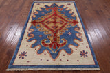 Kaitag Hand Knotted Area Rug - 7' 10" X 9' 10" - Golden Nile