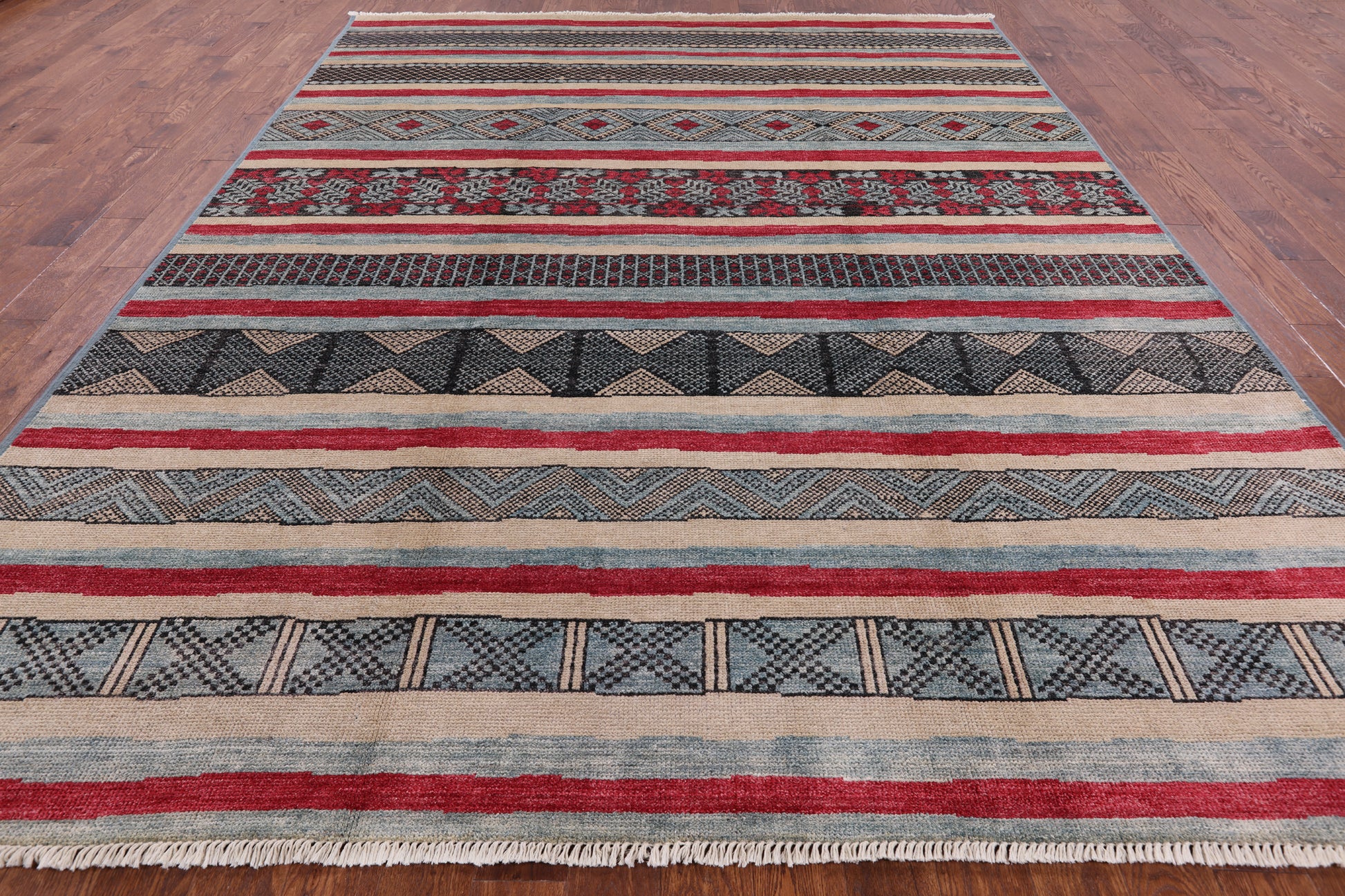 Tribal Moroccan Area Rug - 9' 4" X 11' 9" - Golden Nile