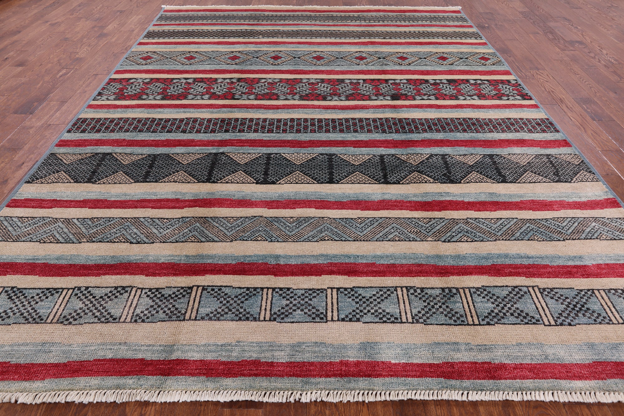 Tribal Moroccan Area Rug - 9' 4" X 11' 9" - Golden Nile
