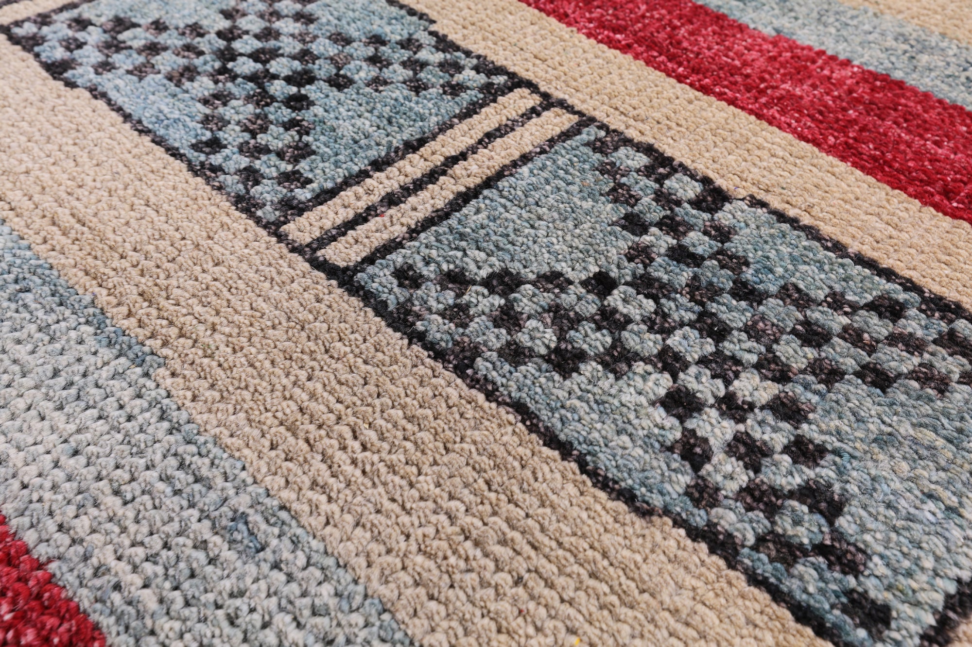 Tribal Moroccan Area Rug - 9' 4" X 11' 9" - Golden Nile