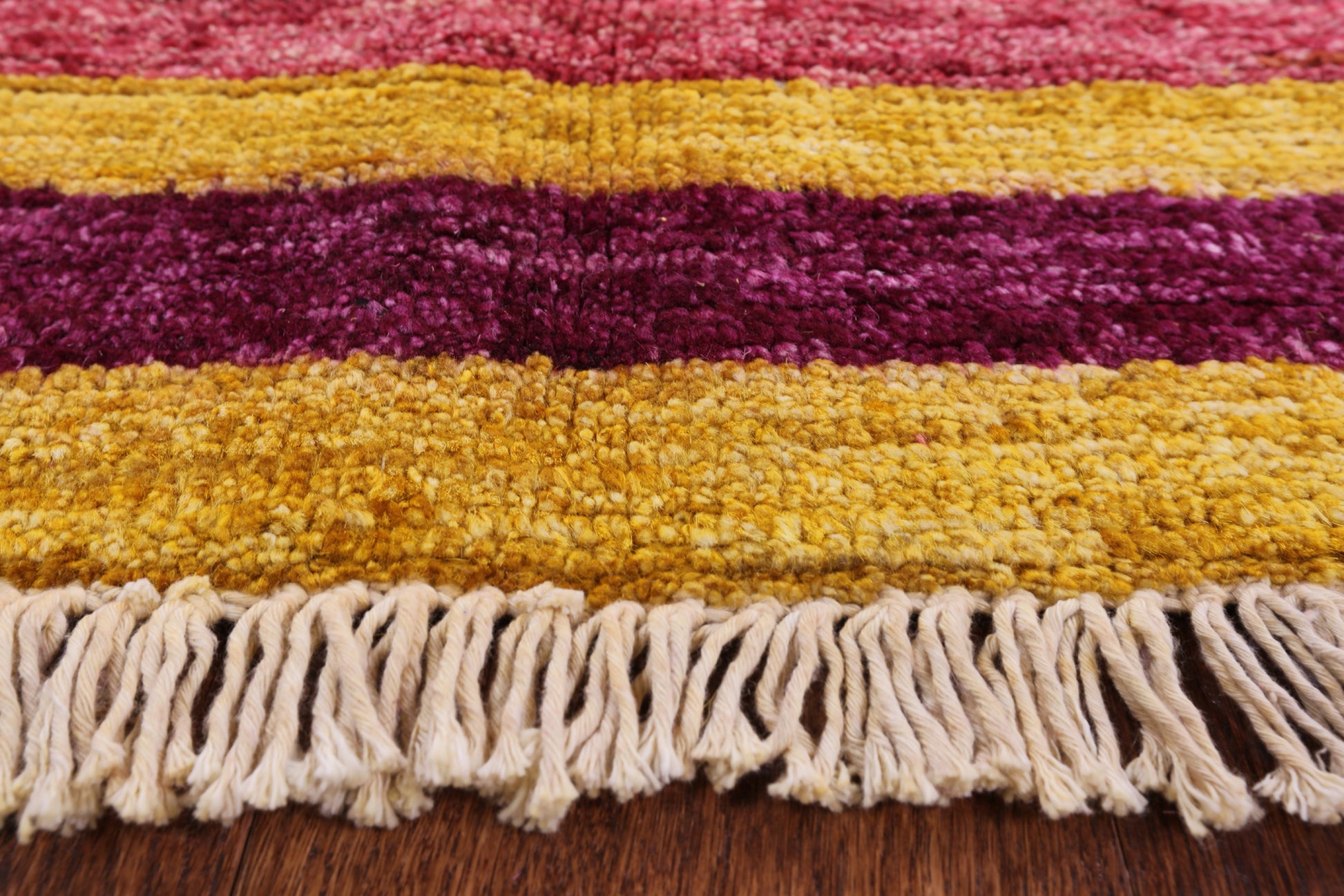Tribal Moroccan Handmade Wool Area Rug - 9' 1" X 11' 7" - Golden Nile