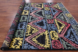 Tribal Moroccan Hand Knotted Wool Rug - 7' 10" X 9' 9" - Golden Nile