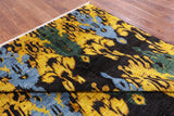 Ikat Hand Knotted Wool Area Rug - 8' 2" X 10' 5" - Golden Nile