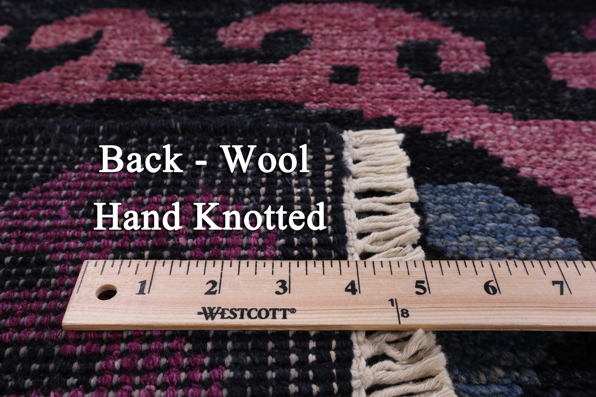 Ikat Handmade Wool Area Rug - 8' 5" X 9' 8" - Golden Nile