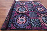 Ikat Handmade Wool Area Rug - 8' 5" X 9' 8" - Golden Nile