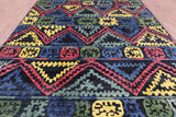 Tribal Moroccan Hand Knotted Wool Rug - 8' 1" X 10' 1" - Golden Nile