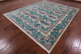 William Morris Hand Knotted Wool Area Rug - 8' 1" X 9' 8" - Golden Nile