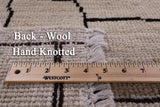 Signed Tribal Moroccan Handmade Wool Rug - 8' 2" X 10' 0" - Golden Nile