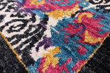 Square William Morris Handmade Wool Area Rug - 6' X 6' 1" - Golden Nile