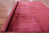 Full Pile Overdyed Handmade Wool Rug - 9' 0" X 12' 0" - Golden Nile