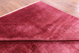 Full Pile Overdyed Handmade Wool Rug - 9' 0" X 12' 0" - Golden Nile