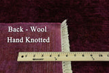 Overdyed Full Pile Wool Handmade Rug 8 X 10 - Golden Nile