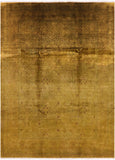 Full Pile Wool Overdyed Hand Knotted Rug - 8' 4" X 10' 11" - Golden Nile
