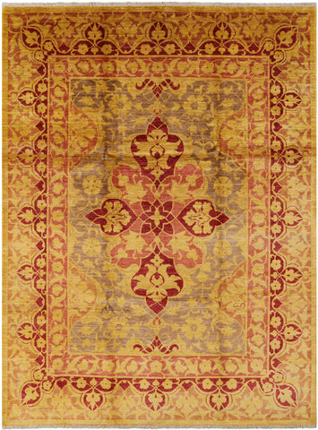 William Morris Hand Knotted Wool Area Rug - 9' 0