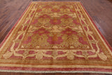 William Morris Hand Knotted Wool Area Rug - 9' 0" X 12' 2" - Golden Nile