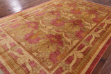 William Morris Hand Knotted Wool Area Rug - 9' 0" X 12' 2" - Golden Nile
