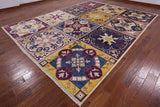 William Morris Hand Knotted Wool Rug - 10' 1" X 13' 3" - Golden Nile