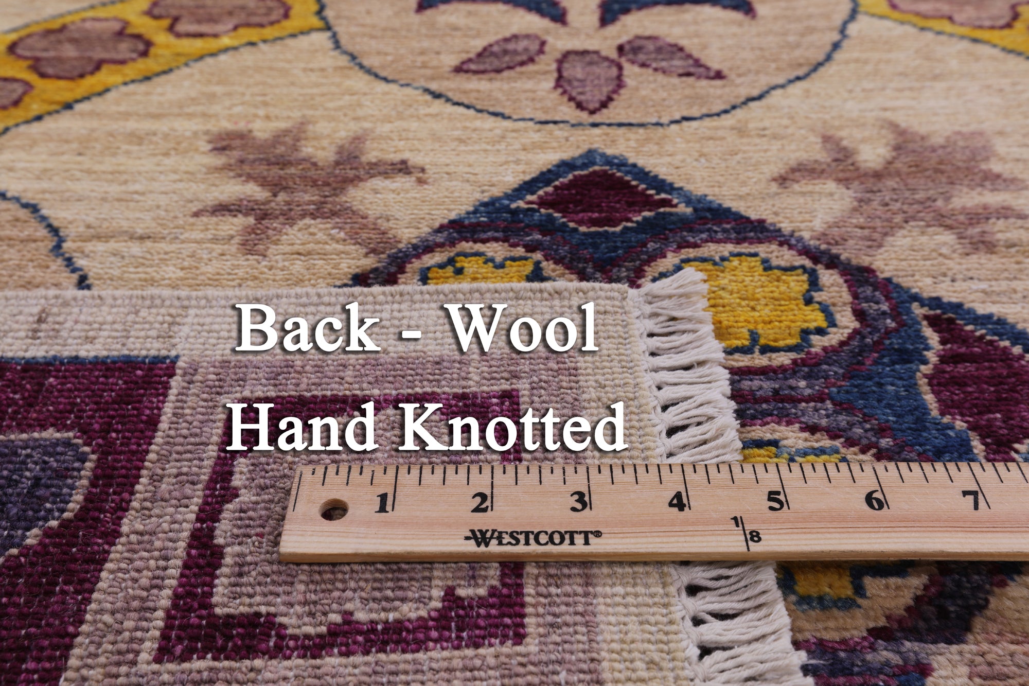 William Morris Hand Knotted Wool Rug - 10' 1" X 13' 3" - Golden Nile