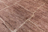 Brown Moroccan Hand Knotted Rug - 8' 10" X 11' 8" - Golden Nile