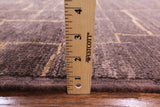 Brown Moroccan Hand Knotted Rug - 8' 3" X 9' 9" - Golden Nile