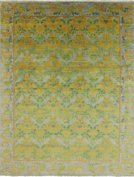 Arts And Crafts Oriental Morris Rug 8 X 10 - Golden Nile
