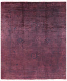 Overdyed Full Pile Hand Knotted Wool Rug - 8' 0" X 9' 5" - Golden Nile