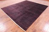 Overdyed Full Pile Hand Knotted Wool Rug - 8' 0" X 9' 5" - Golden Nile