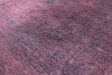 Overdyed Full Pile Hand Knotted Wool Rug - 8' 0" X 9' 5" - Golden Nile
