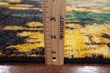 Ikat Hand Knotted Wool Area Rug - 5' 1" X 8' 1" - Golden Nile