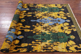 Ikat Hand Knotted Wool Area Rug - 5' 1" X 8' 1" - Golden Nile