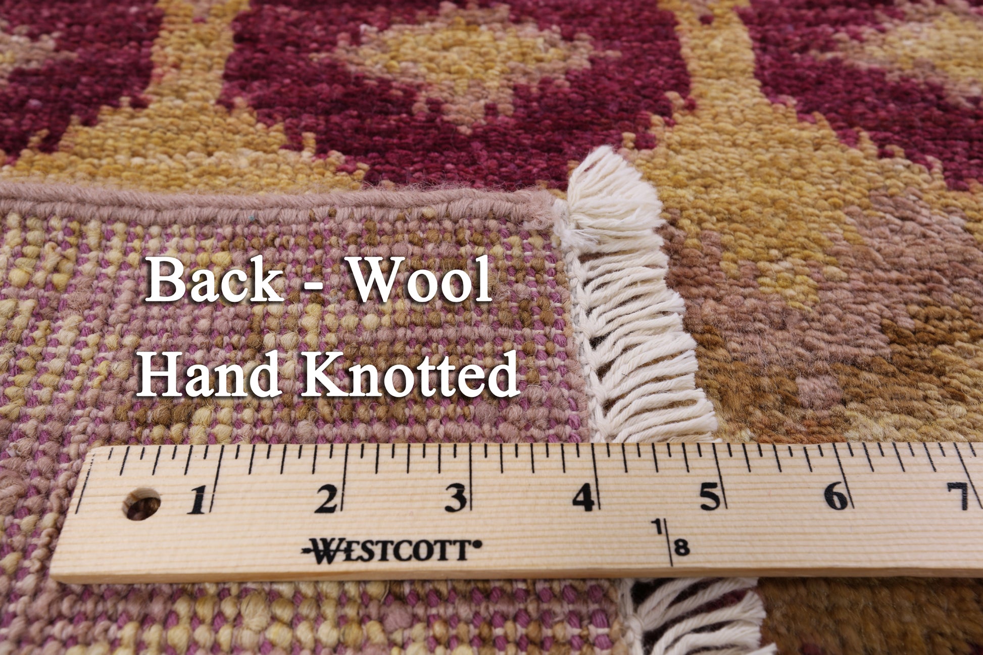 Ikat Handmade Area Rug - 4' 10" X 8' 3" - Golden Nile