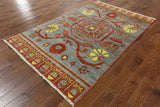 Arts & Crafts Hand Knotted Wool Area Rug - 5' 2" X 8' 2" - Golden Nile