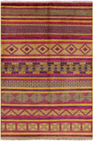 Tribal Moroccan Handmade Wool Rug - 6' 0" X 9' 0" - Golden Nile