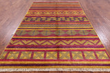 Tribal Moroccan Handmade Wool Rug - 6' 0" X 9' 0" - Golden Nile