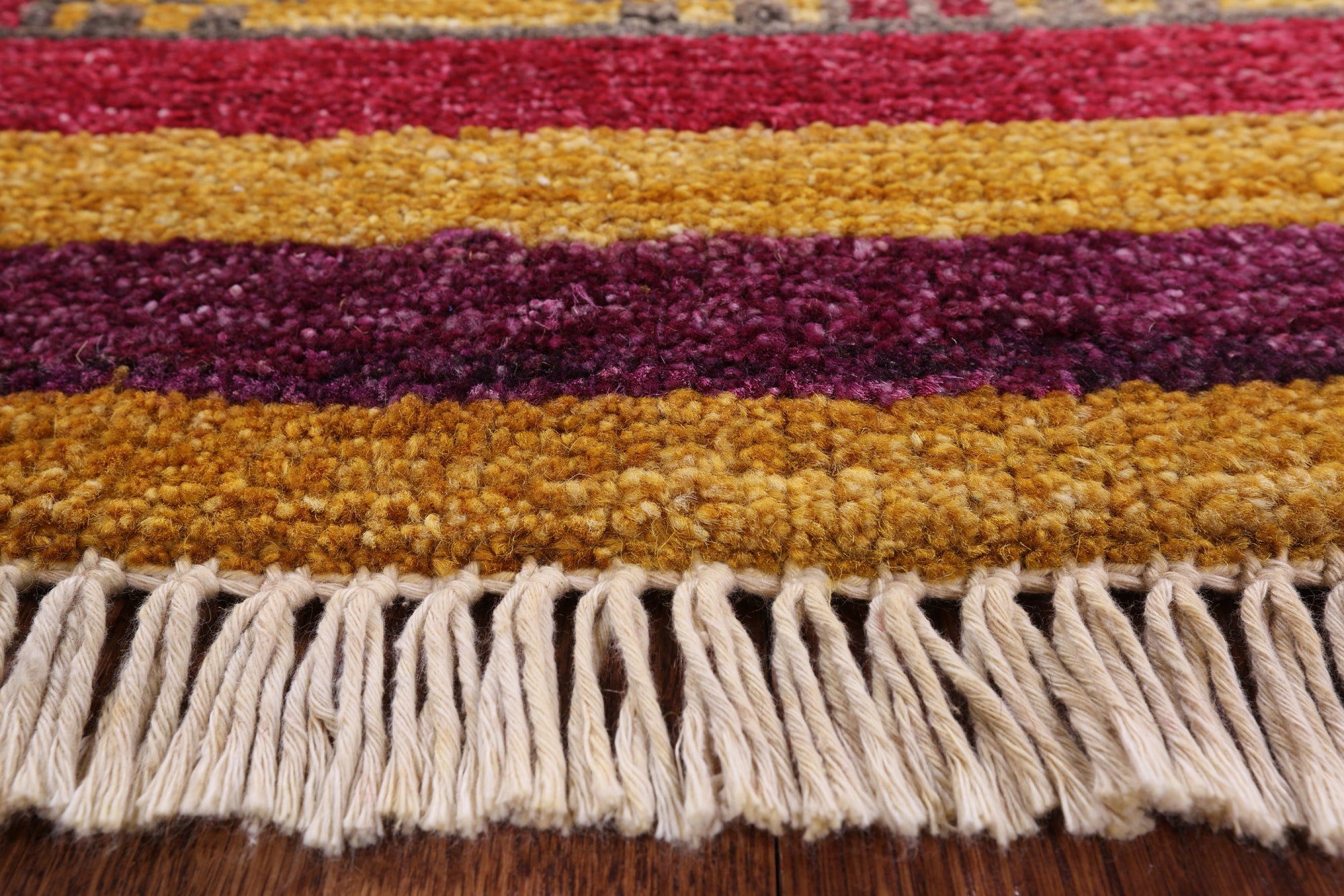 Tribal Moroccan Handmade Wool Rug - 6' 0" X 9' 0" - Golden Nile