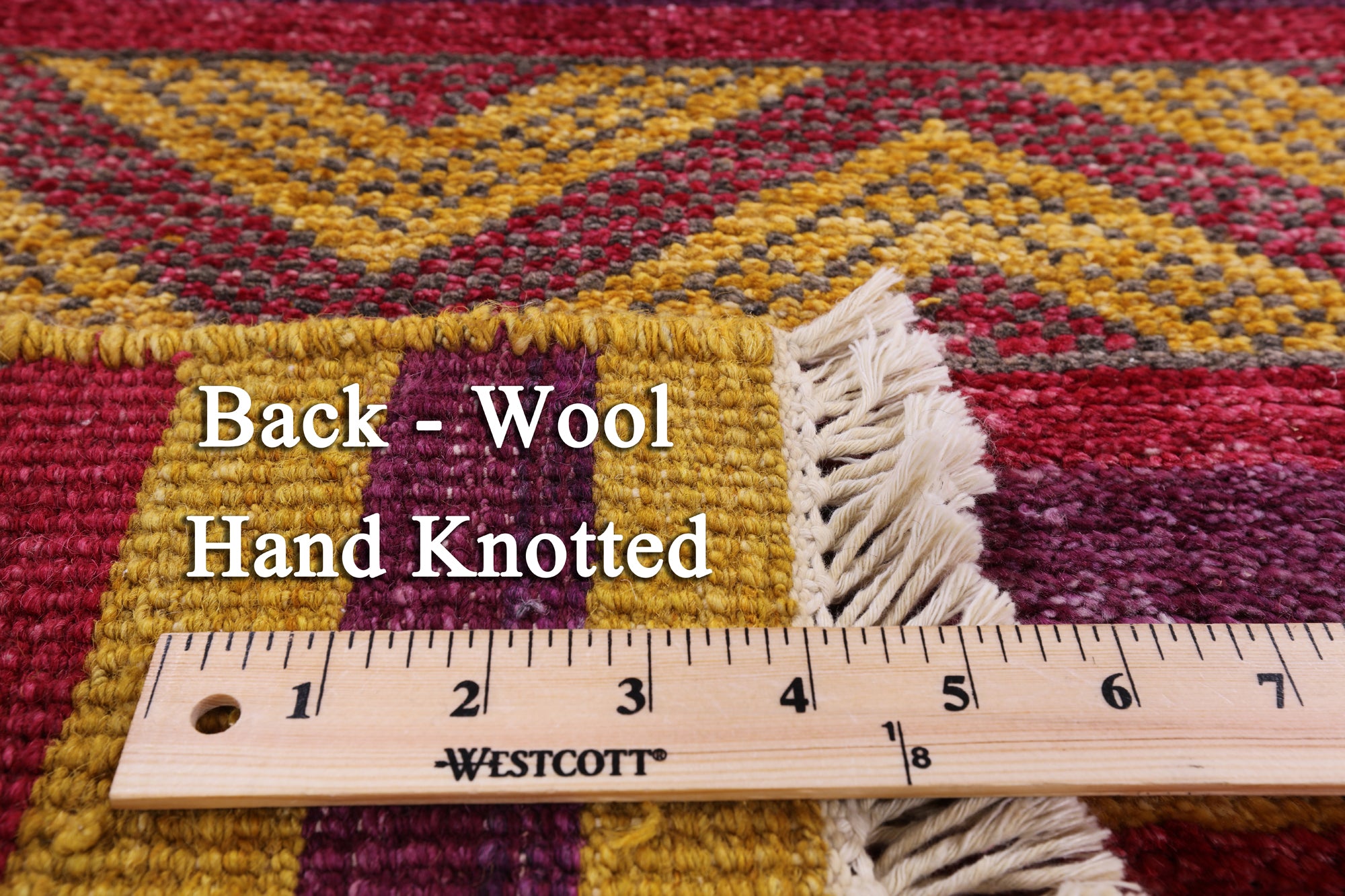 Tribal Moroccan Handmade Wool Rug - 6' 0" X 9' 0" - Golden Nile