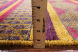 Tribal Moroccan Handmade Wool Rug - 6' 0" X 9' 0" - Golden Nile