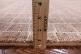 Brown Moroccan Handmade Rug - 6' 1" X 8' 10" - Golden Nile