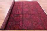 Full Pile Overdyed Handmade Wool Area Rug - 8' 2" X 9' 10" - Golden Nile